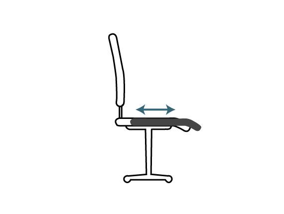 Schéma de la translation d\'assise, vue de profil