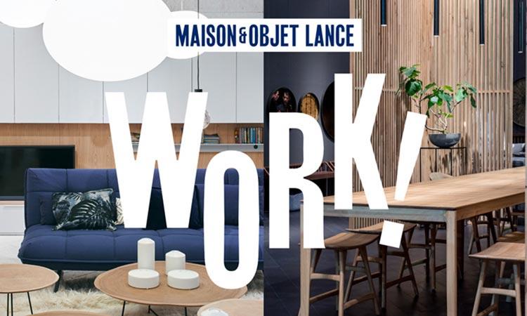 Visuel Work! du salon Maison & Objet illustré par un espace de bureau