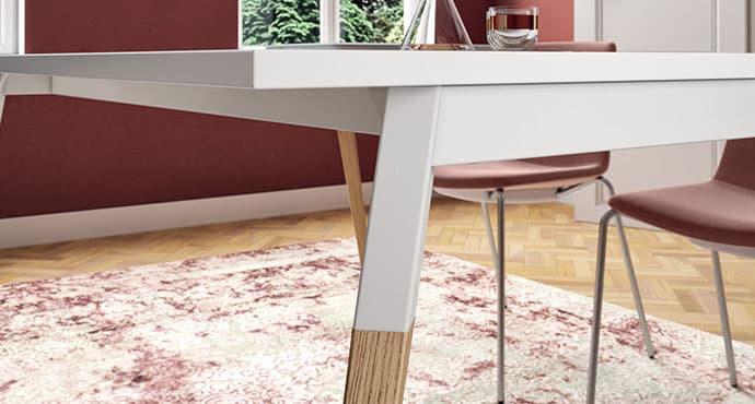 Description Alsek open-space 2 personnes Bureau modulable open space