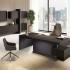 Bureau de direction haut de gamme bois similicuir, gamme Alserio - France Bureau