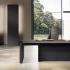 Bureau de direction haut de gamme bois similicuir, gamme Alserio - France Bureau