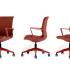Siège de bureau monocoque avec assise rembourré tapissé, gamme Anafi - France Bureau