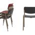 Chaise polyvalente 3 coloris avec assise et dossier en polypropylène et structure en acier époxy - Gamme Arcadia - France Bureau