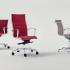 Fauteuil de direction Aspen coloris bordeaux et gris - France Bureau