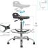 Tabouret de bureau réglable avec repose pied - gamme astu- france bureau
