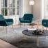 Fauteuil design et confortable pour espaces modernes, parfait pour l\'accueil professionnel, gamme Bajoz Lounge - France Bureau.