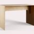 Table de conférence bois avec bancs en mélaminé uni ou bicolore, Fabrication Française, gamme Batur - France Bureau
