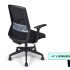 Siège de bureau dossier résille assise tissu soutien lombaire,  gamme Calima - France Bureau