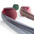 Poufs acoustiques rembourrés mousse revetement tissu avec poignée, gamme Capi - France Bureau