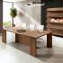 Table de réunion en finition bois, table droit ou sur retour, gamme Dièdre - France Bureau