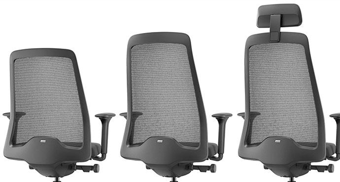 Déclinaisons & tarifs Sièges ergonomique Interstuhl, Everyis1 vos mobiliers a petit prix