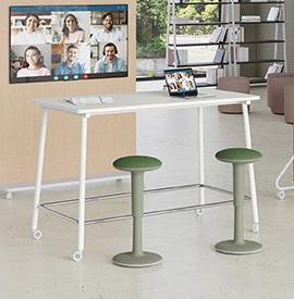 Gargano haut Table de réunion modulable