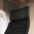 Fauteuil de direction en similicuir Noir et têtière, gamme Guara - France Bureau