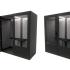 Cabine acoustique 2 places avec tablette et connectique, gamme Koronia 2 places - France Bureau