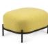 Pouf avec revêtement en tissu 2 couleurs au choix - Gamme Kouban pouf - France Bureau