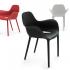 Mobilier de terrasse design, plastique injecté durable, nettoyage facile, idéale pour hôtellerie-restauration, gamme Ladoga - France Bureau