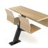 Amphitéâtre plateau stratifié, système monobloc - gamme Linea - France bureau