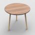 Table ronde avec plateau en MDF et 3 pieds en bois massif - Gamme Lori - France Bureau