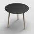 Table ronde avec plateau en MDF et 3 pieds en bois massif - Gamme Lori - France Bureau
