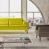 Canapé 2 places - pieds bois, gamme Maya | France Bureau