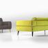 Canapé 2 places - pieds bois, gamme Maya | France Bureau