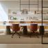 Plateau rectangulaire bois clair, pieds coniques élégants en métal, ambiance moderne pour bureau, gamme Medina Réunion - France Bureau