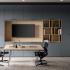 Armoire structure portes battantes tiroirs ou coulissantes en bois ou verre, gamme Merida - France Bureau
