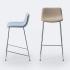 Tabourets 4 pieds métal assise polypropylène ou tissu, gamme Miletto tabouret - France Bureau