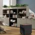 Armoire de bureau porte mélaminé ou verre porte battante ou coulissante, gamme Milo - France Bureau