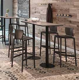 Natissa table haute Restauration