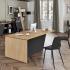 Confort, élégance et fonctionnalité réunis dans ce mobilier de direction haut de gamme, gamme Nive - France bureau