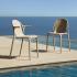 Chaise d\'extérieur polypropylène ou plastique écru, avec ou sans accoudoirs - gamme Odin - France Bureau