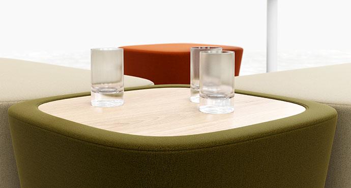 Déclinaisons & tarifs Ozarks Pouf d’accueil