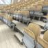 Siège amphithéâtre robuste fixe ou rabattable en mélaminé, gamme Pindo - France Bureau