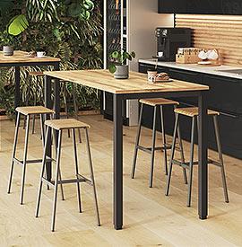 Pradella haute Table de réunion haute