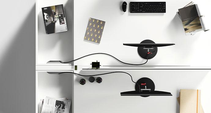 Description Ruby open-space 2 personnes Bureau modulable open space