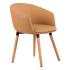 Fauteuil d\'accueil 4 pieds bois ou métal avec assise et dossier rembourrés - Gamme Samsari - France bureau
