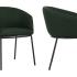 Fauteuil d\'accueil 4 pieds bois ou métal avec assise et dossier rembourrés - Gamme Samsari - France bureau