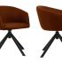 Fauteuil de réunion avec base pyramidale sur patin ou base 5 branches sur roulettes, assise et dossier rembourrés - Gamme Samsari Meet - France Bureau