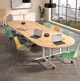 Taillon Table de réunion pliante
