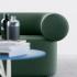 Utilisation fauteuil pour espace accueil, structure robuste, dossier incurvé, revêtement tissu doux, esthétique professionnelle soignée - gamme trebbia - france bureau