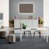Bureau modulable open-space individuel ou bench, accessoires rangements table de réunion, gamme Trièves - France Bureau