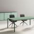 Esthétique minimaliste et structure solide pour bureaux collectifs ou individuels – gamme Turano – France bureau