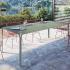 Table de bureau en métal, personnalisable en coloris et dimensions – gamme Turano – France bureau