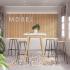 Tabouret assise bois ou polypro et structure métal - gamme Valira - France Bureau