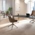 Bureau direction bois ou verre, retour suspendu ou meuble de service, gamme Vanoise - France Bureau