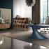 Bureau de direction designé par Karim Rashid, structure laqué bleu libération - gamme Zero, France Bureau
